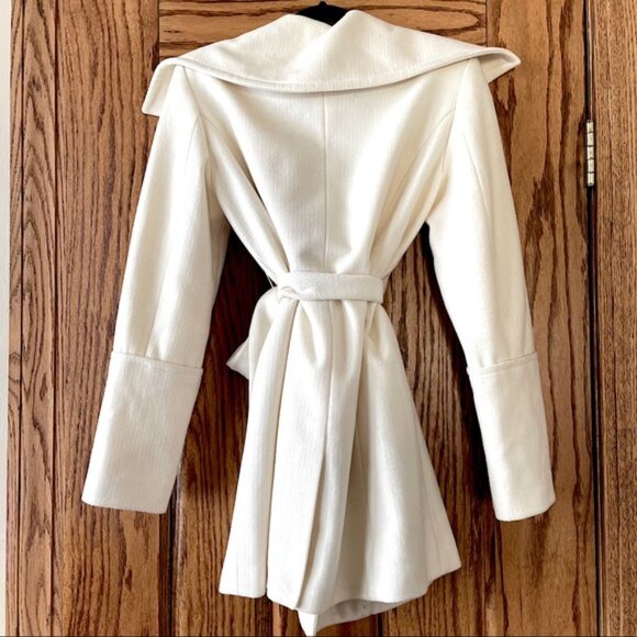 The Limited Cream Pea Coat Small - Picture 5 of 5
